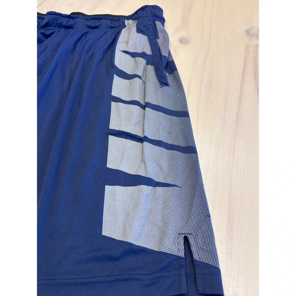 Nike Mens Dri-FIT Training Basketball Shorts Blue Gray 2XL 834465-429